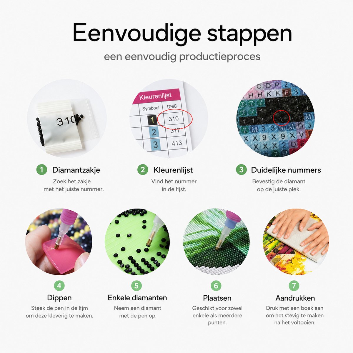 BOTC Diamond Painting Volwassenen - Diamond Painting Kinderen - Diamond Painting Pakket Volledig - Vogel - 30x40CM — afbeelding 10