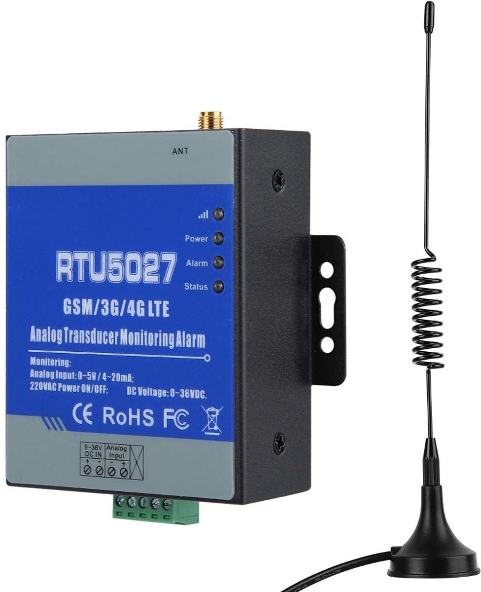 Dailygoody - GSM Power Failure Alarm Systeem - Voltage en Temperatuur Monitoring - Geel - 3G/4G Alarm - Voor Thuisgebruik - Alarm bij Stroomuitval