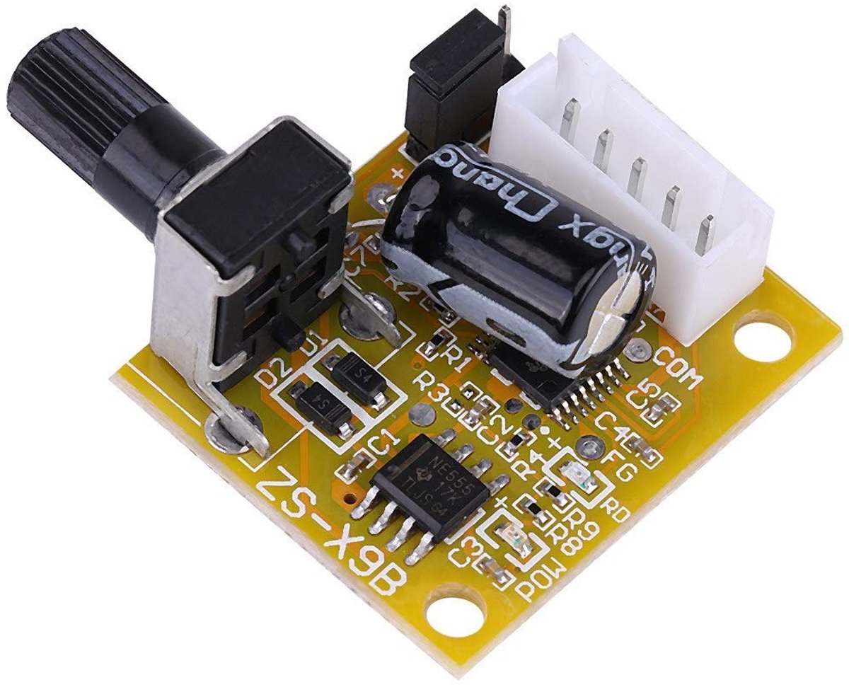 Dailygoody - DC borstelloze motorcontroller - Sensorloze snelheidsregelaar - Compact en multifunctioneel - 5V-15V 15W - DC-motorstuurprogramma - Ideaa...