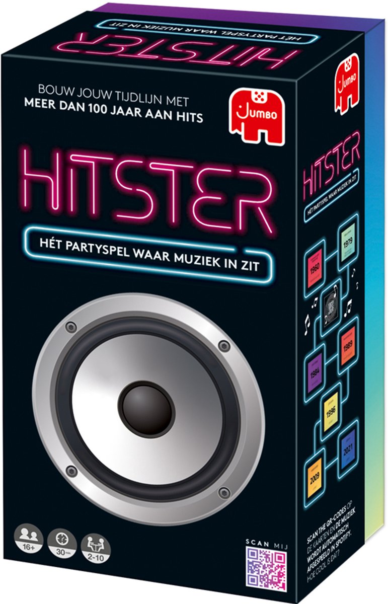 Jumbo - Hitster Original - Nederlandstalig Partyspel - Actiespel — afbeelding 8