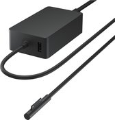Vhbw Autolader Voor Microsoft Surface Pro 4/6/7/X – 12V Sigarettenaansteker, 15V/2,58A, 100 Cm Kabel (zwart)