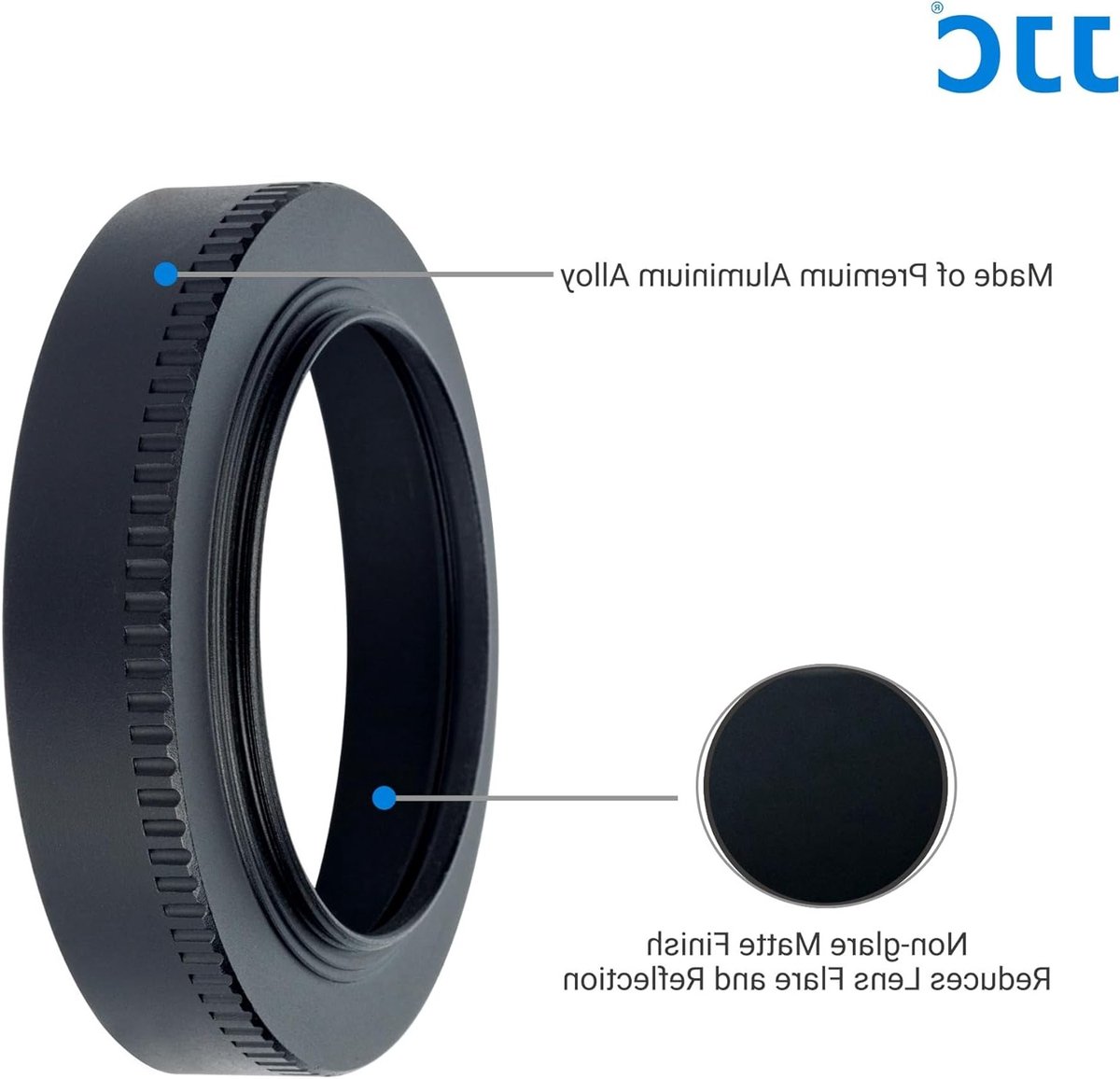 Metaal Schroeflenshood voor Nikon Nikkor Z 28mm f/2.8, Z 40mm f/2 en Z DX MC 35mm f/1.7 thumbnail 4