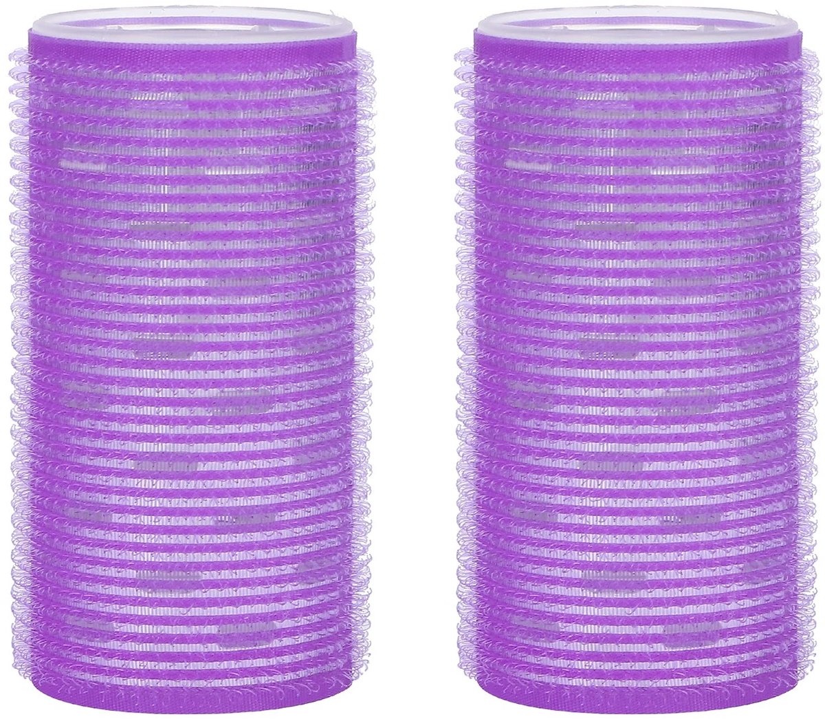 Dailygoody - Self Grip Hair Rollers - Krulspelden Set - Voor Volume en Krullen - 2 Stuks - Geschikt voor Medium Kort Haar - Pony Volume