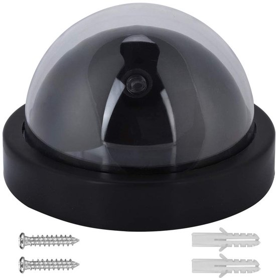 Allecto - Dummy CCTV Dome Camera - Beveiligingscamera met LED Licht - Binnen en Buiten gebruik - Effectieve beveiliging - Valse camera - Realistis van Merkloos — afbeelding 5