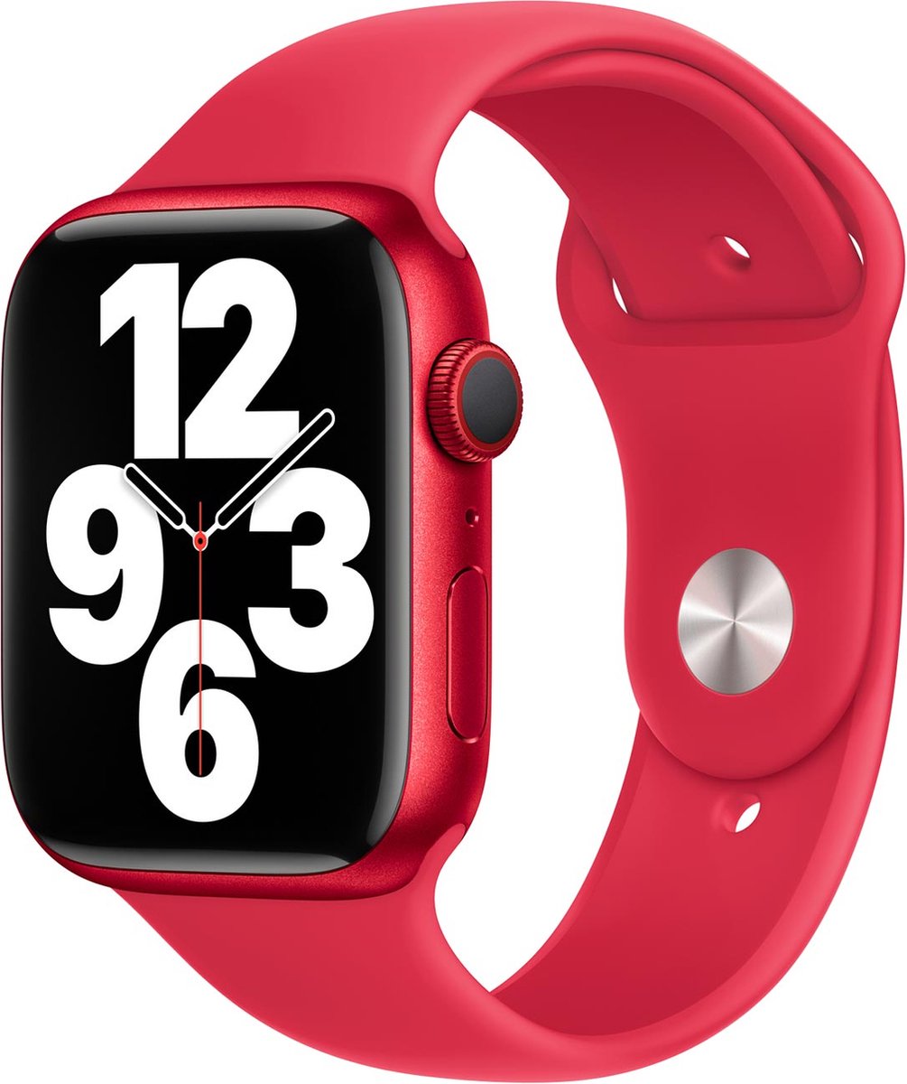 Apple MP6Y3ZM/A slimme draagbare accessoire Band Rood Fluorelastomeer