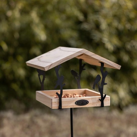 Esschert Design Voedertafel op pin - Tjiftjaf