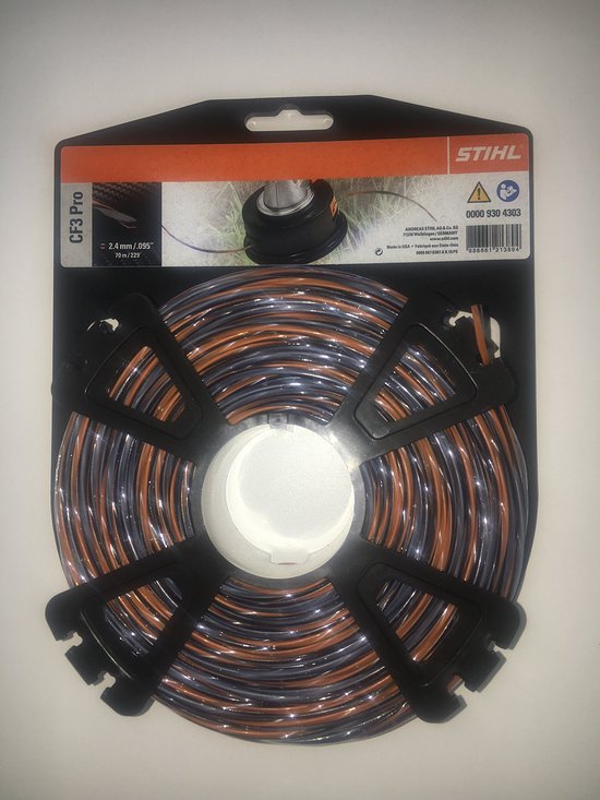 STIHL - CF3 Pro - 9304303 - maaidraad carbon 2,4 mm x 70 meter, kruisvormig van Merkloos	 — afbeelding 3