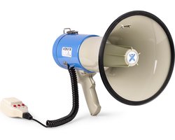 Megafoon - Vonyx MEG060 - Megafoon 60W met USB / SD mp3 speler, sirene en afneembare microfoon