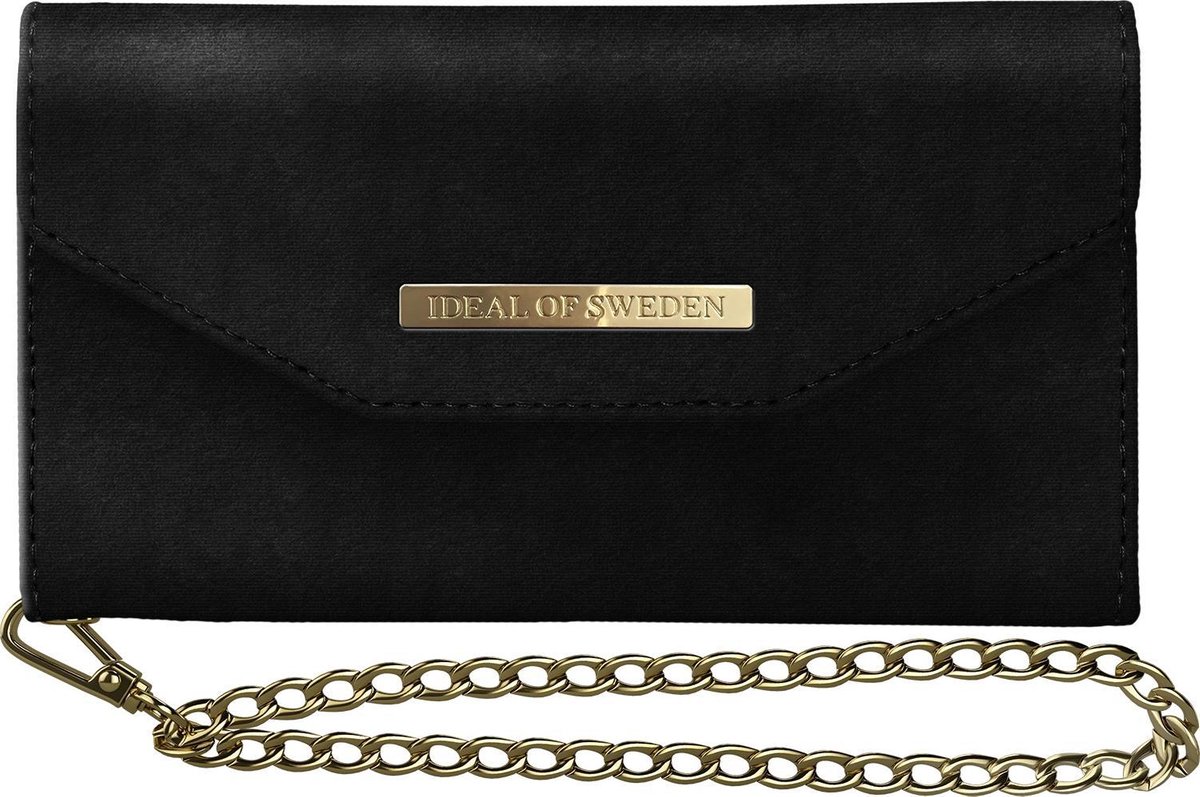 iDeal of Sweden Mayfair Clutch Velvet Black iPhone X / Xs