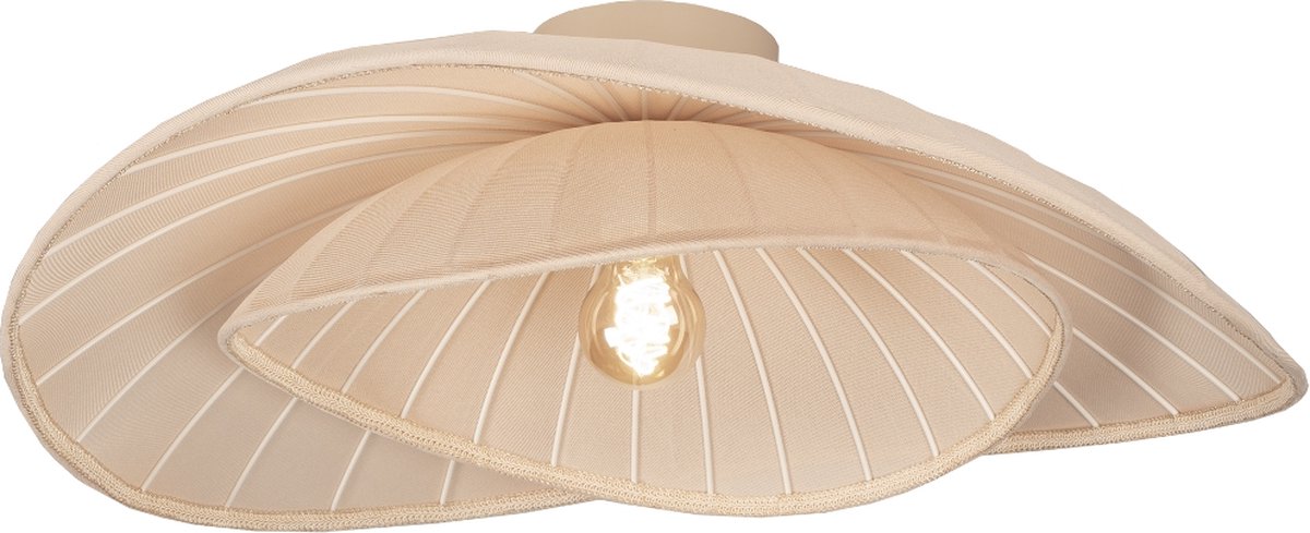 Lumidora Plafondlamp 75178 - Plafonniere - FABRIANO - E27 - Beige - Textiel