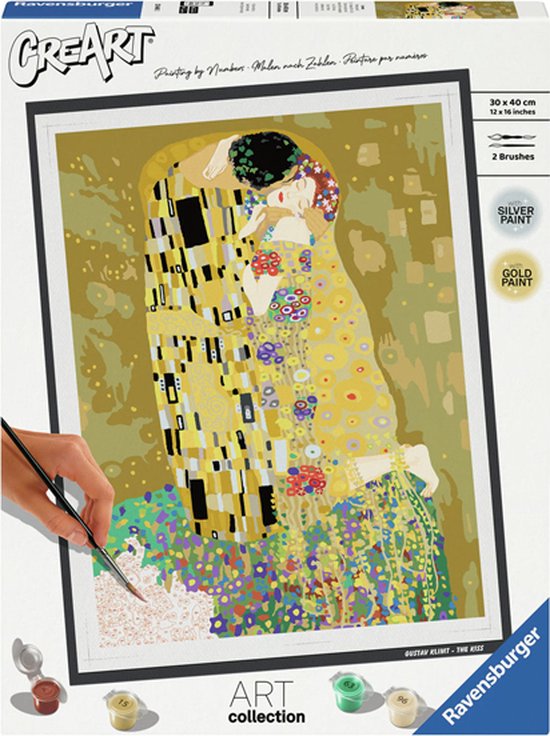 Ravensburger Le Kiss (Klimt) - Peinture par numéro pour adultes