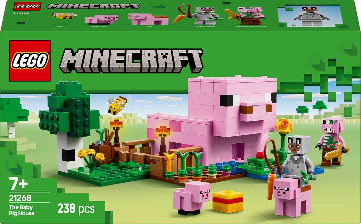 LEGO Minecraft Het huis van het biggetje  21268