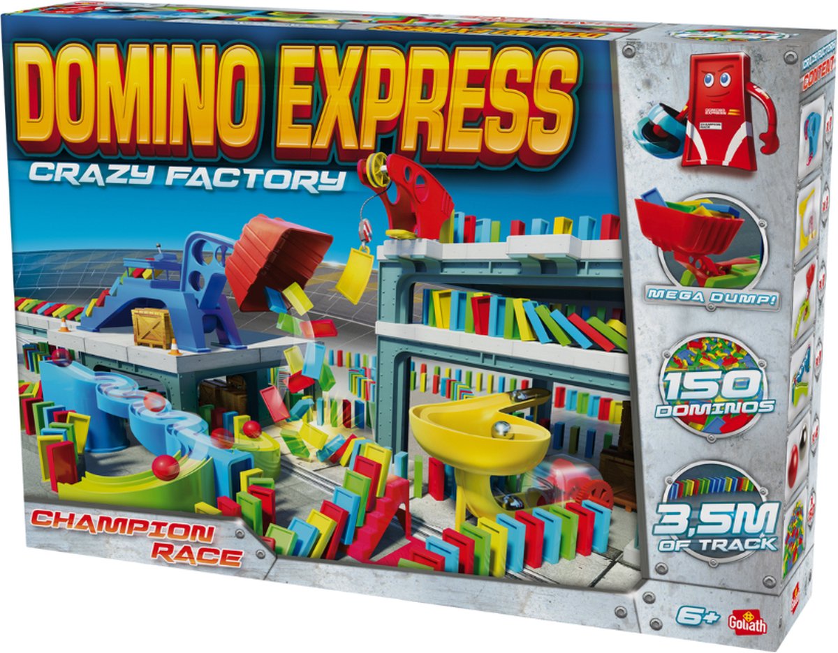 Coffret Domino Express Ultra Power - 188 Dominos + Machine à Placer + 200 Dominos Supplémentaires - Jeu De Construction Dès 6 Ans - 2