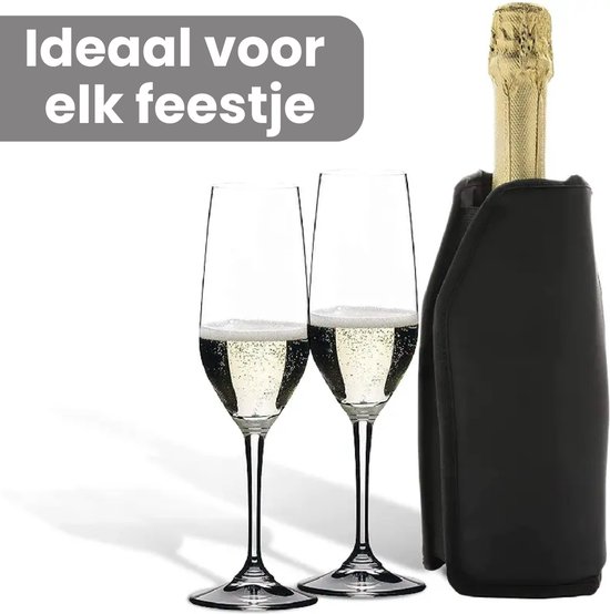 2 Manchons Refroidisseurs Pour Bouteille De Vin - Refroidit En 30 Min, Lavables, Ajustables - 3