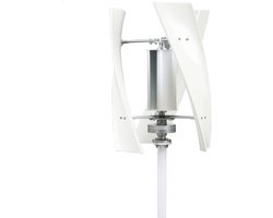 Windturbine - Windmolengenerator - Windenergie - Windturbine - 2000W - 24V - 3 bladen - met MPPT regelaar - Wit