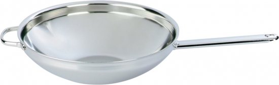 Demeyere Apollo 7 – Wok – 32 cm – met glazen deksel