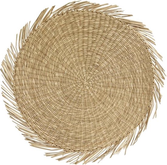 Nordal Girofle set de table jonc de mer Ø44 cm - naturel