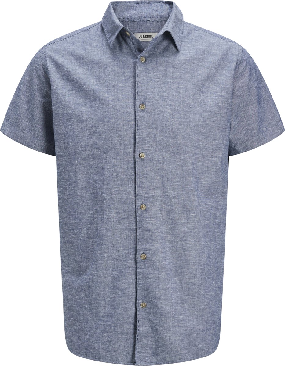 JACK&JONES - JREBMOSS SUNNY SHIRT SS - Jongens - Overhemden