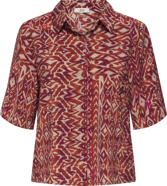 Jacqueline de Yong Blouse Jdyivylife 2/4 Shirt Wvn 15355243 Tapioca/arabian Spice Dames Maat - XL