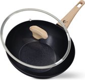 Metalen Wokpan met Deksel 40 cm kopen? ✔️ Tot 36% korting