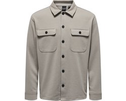 ONLY & SONS ONSNEWKODYL OVERSHIRT SWEAT NOOS Heren Overhemd - Vintage Khaki Melange