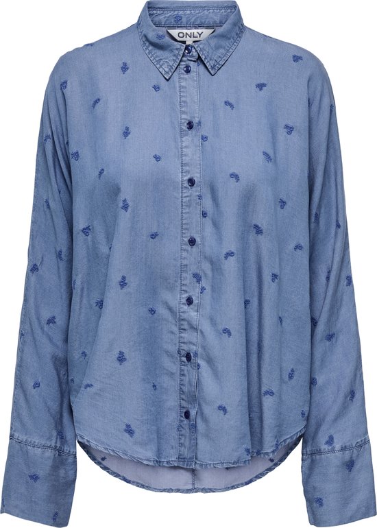 ONLY - ONLNEW GRACE CHARIS LIFE LS SHIRT CC WVN - Dames - Blouses