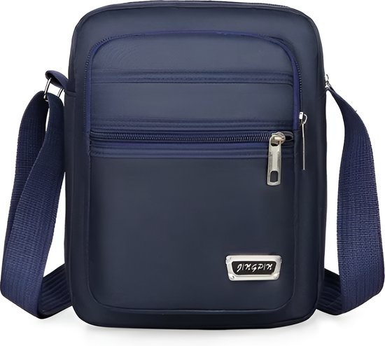 WoYoW® - Sac à bandoulière en nylon - Sac messager - Décontracté Vintage - Sac à main à fermeture éclair - Tassen à bandoulière pour hommes - Hommes - Blauw