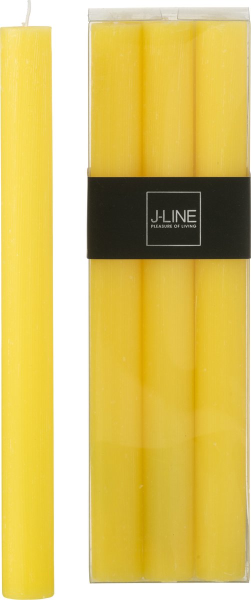 J-Line tafelkaars - geel - 9U - doos van 6