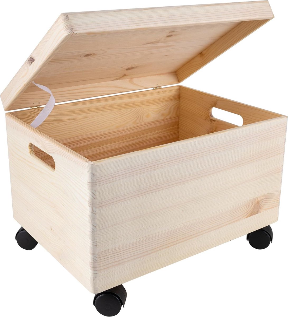 White-Label® Speelgoedkist - Speelgoedkast - Dekenkist - Natuurlijk