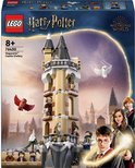 Boîte du set Lego Harry Potter Le Château de Poudlard L'aile des Hiboux avec Harry, Hermione et Ron.