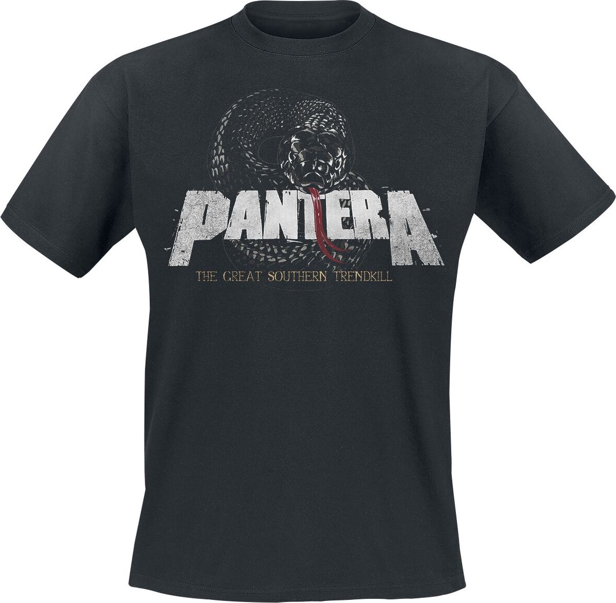 Pantera Trendkill Snake Heren T-shirt - zwart - XXL