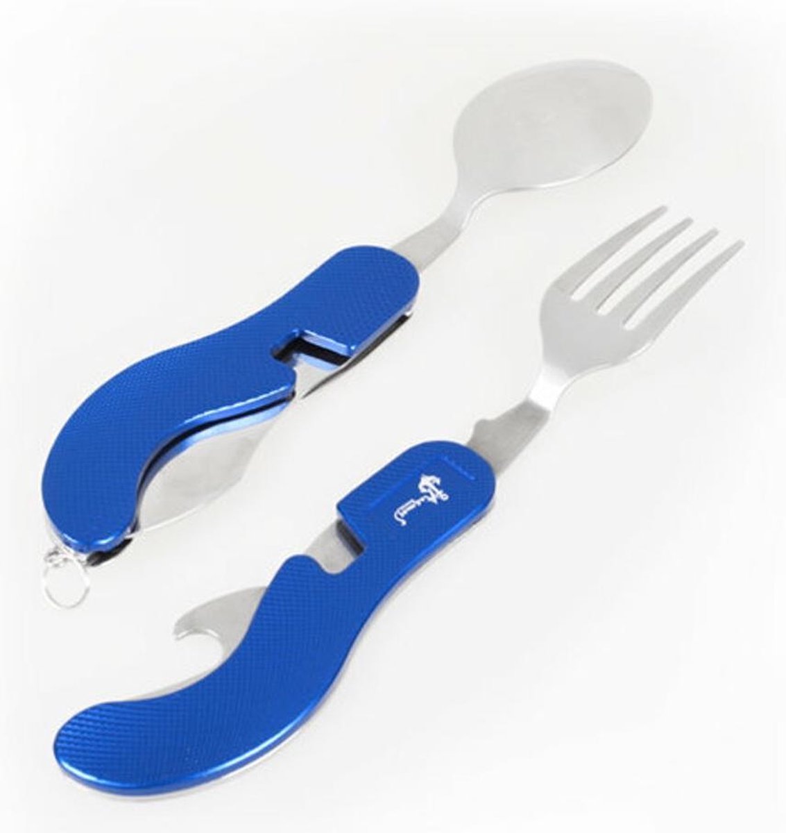 BiggDesign Anemoss zakmes, 5 functies, bestekfuncties, sleutelhanger, 10 x 4,1 x 3,3 cm
