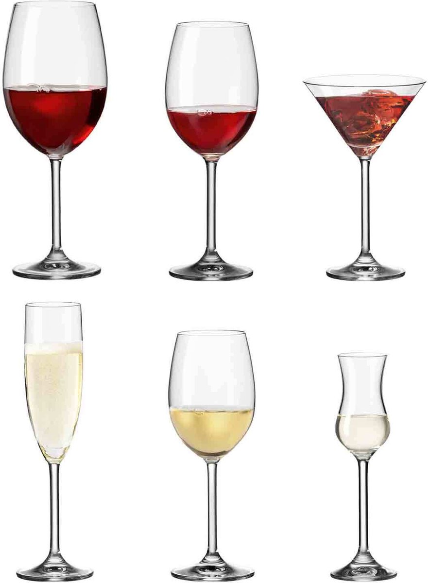 Wein- und Sektgläser Daily Set van 36