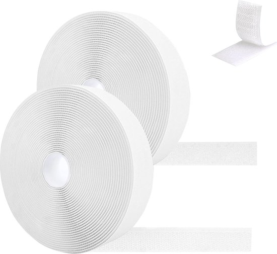 TE Dubbelzijdige klittenband 16mm - 4,6 meter - Topkwaliteit - Cable