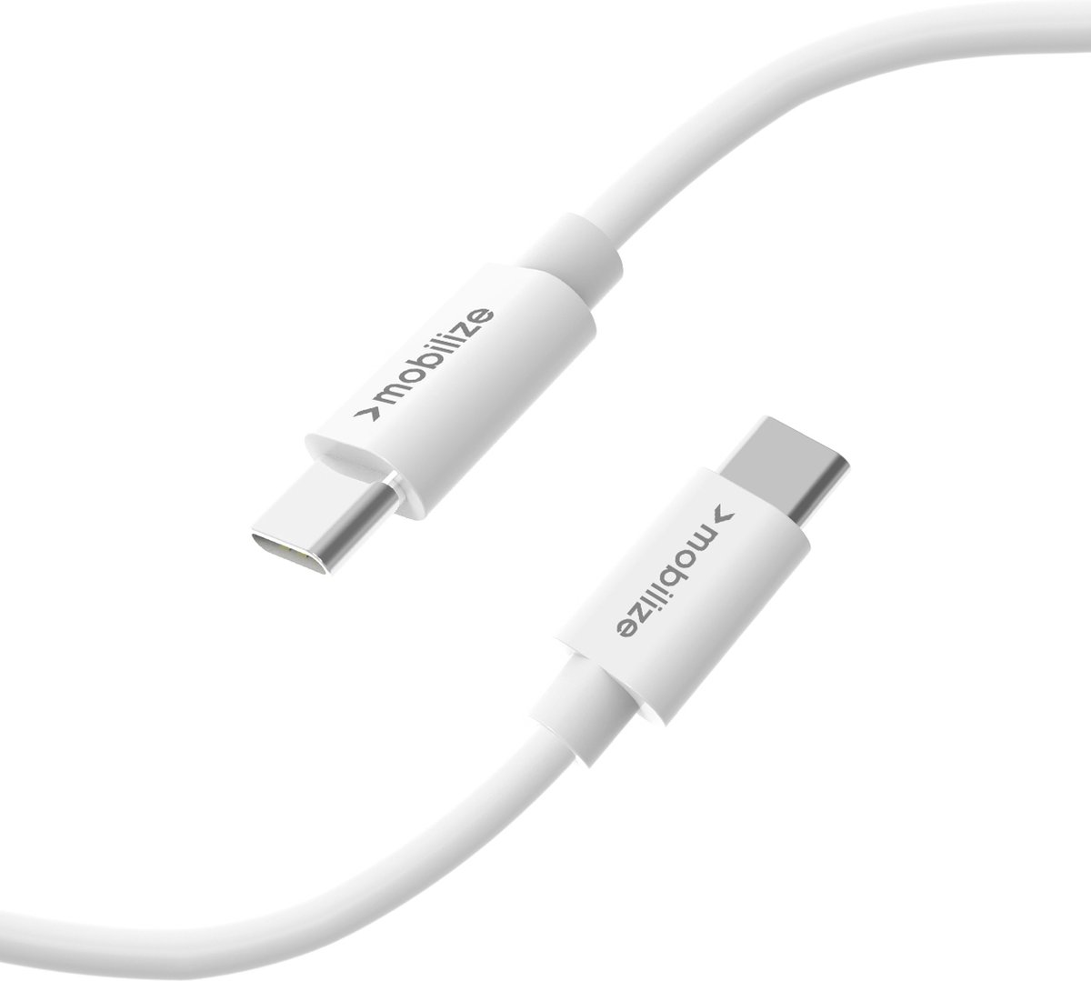 Mobilize USB-C naar USB-C Kabel 1 Meter - Wit
