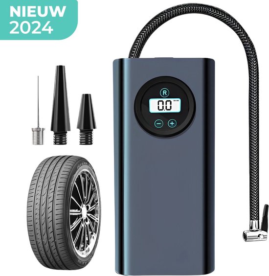 Olvy Compressor Bandenpomp - Draagbare Luchtcompressor