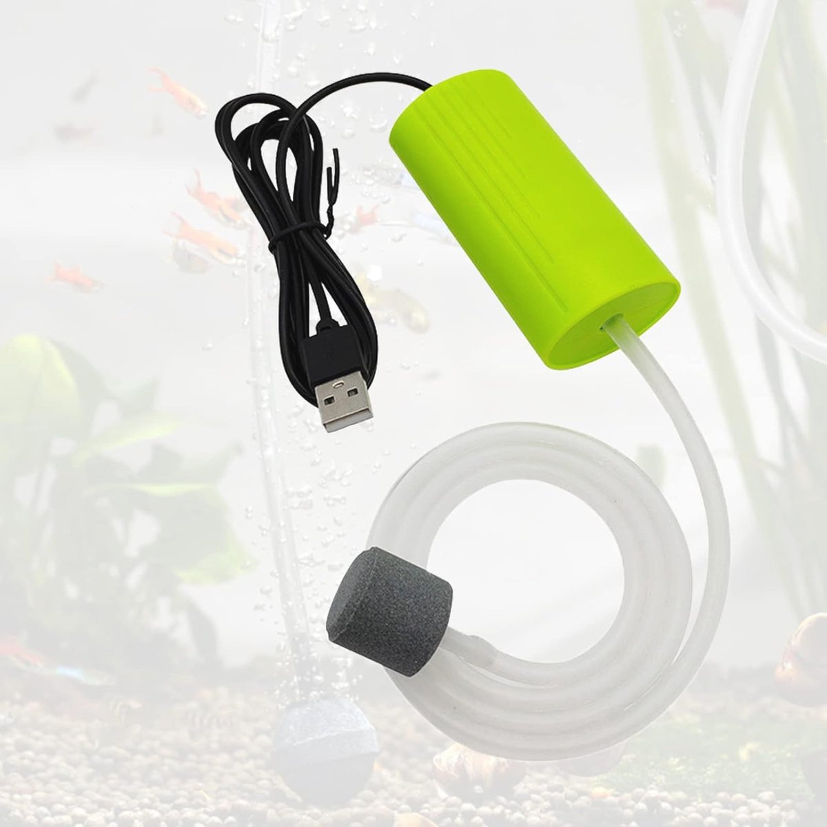 USB Aquarium Luchtpomp - Draagbare en Ultra Stille Luchtpomp voor Vissen en Aquaria