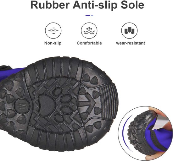 SlowTon Pootbescherming voor hondenschoenen, antislip en waterdichte