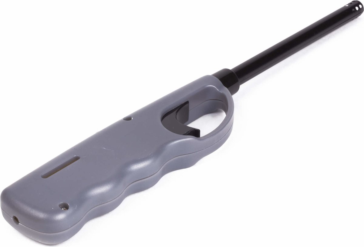 Goedkoopste 1x Lange Aansteker BBQ - 27 cm - Navulbaar voor gas, bbq, keuken en kaarsen - Met stevige kwaliteit en kinderslot van Heble®