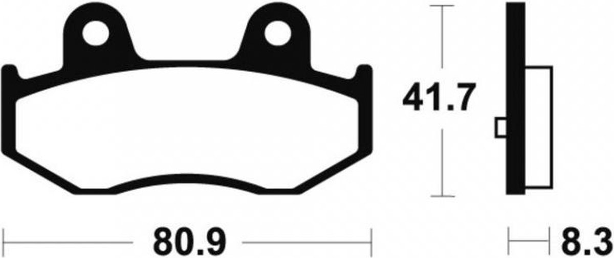 Bendix remblokje voor Suzuki 400 Burgman scooter 2001 t/m 2006 / AR Gloednieuw