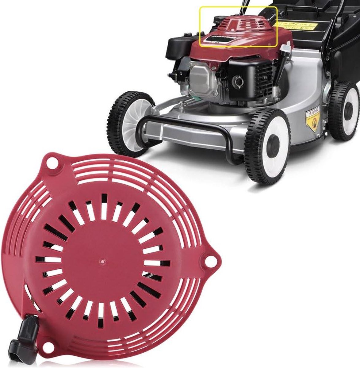 Motor Pull Start Recoil Starter Rewind Kit voor GCV135 GCV160 EN2000 - Content Included .