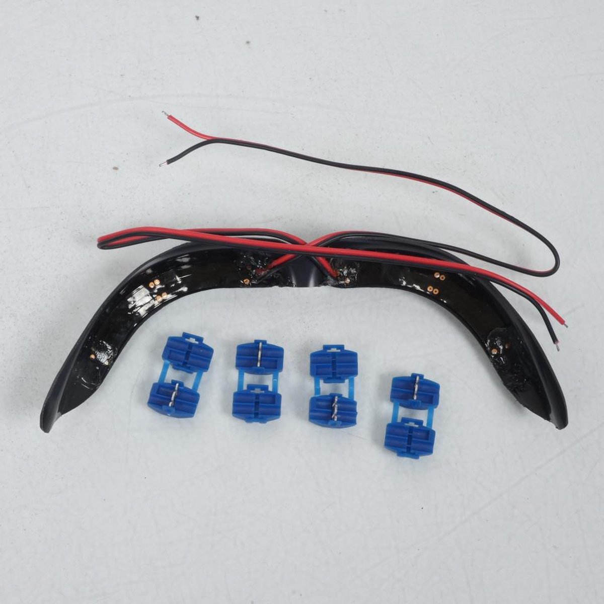 Masque phare Led Tuning noir MTKT L-MTKT1305 pour moto Derbi 50 Senda Xtrem Neuf