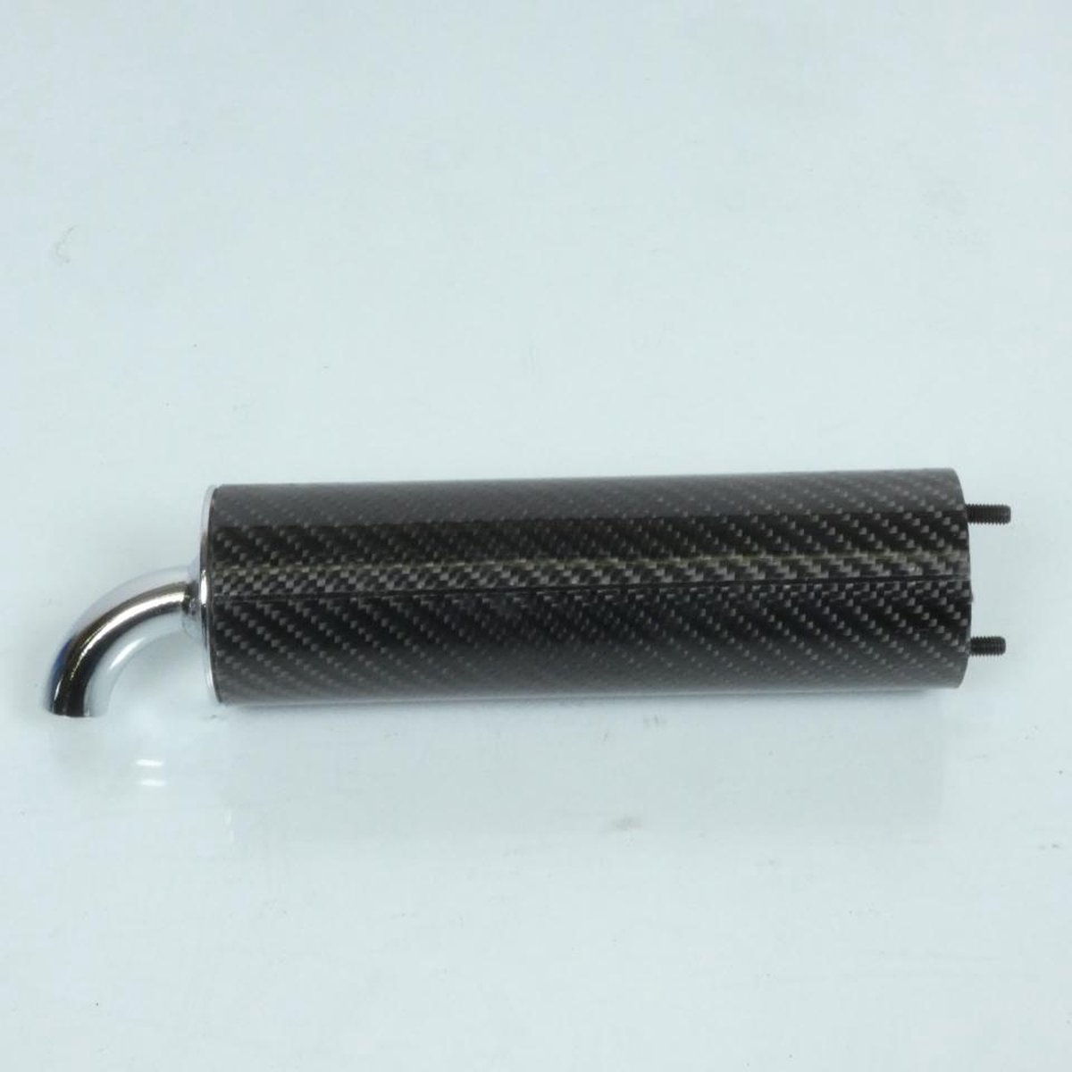 uitlaat demper patroon 2 schroeven 37mm carbon chroom voor scooter