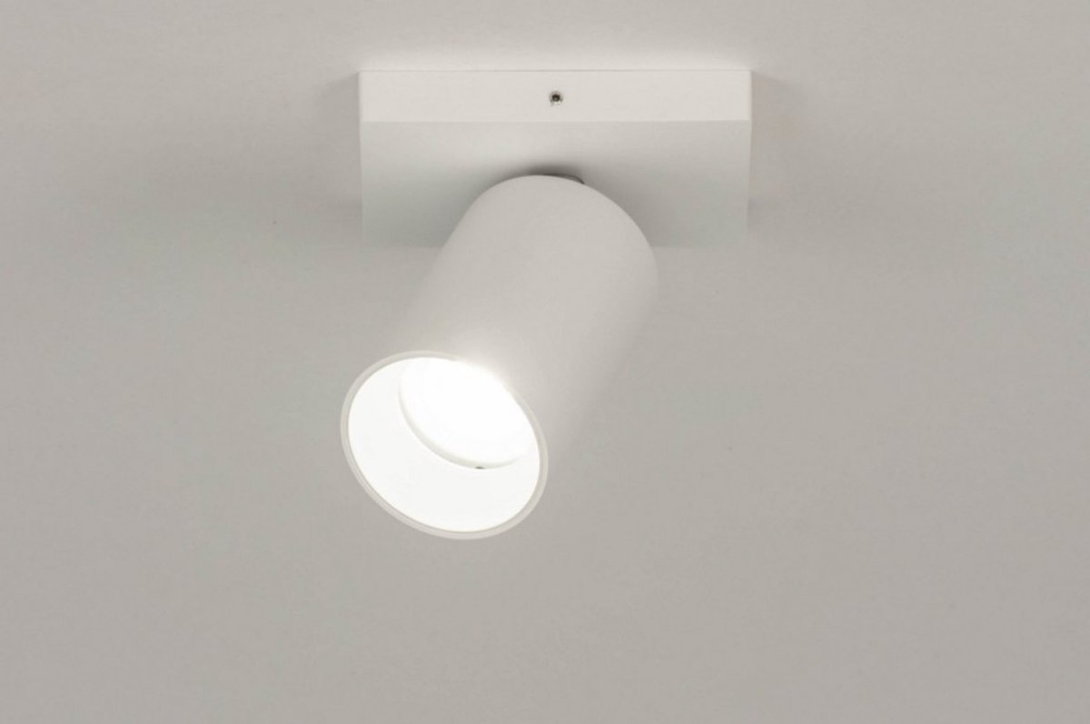 Lumidora Opbouwspot 73230 - DANI - GU10 - Wit - Metaal - Badkamerlamp - IP21
