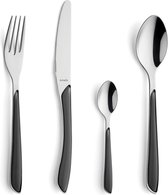 Bol.com Amefa Eclat Matt Slate Grijs - 24 delige bestekset - 6 persoons aanbieding