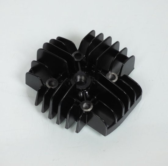 Culasse noire Teknix pour moto enfant Yamaha 50 PW Après 1981 Neuf Pee Wee Piwi