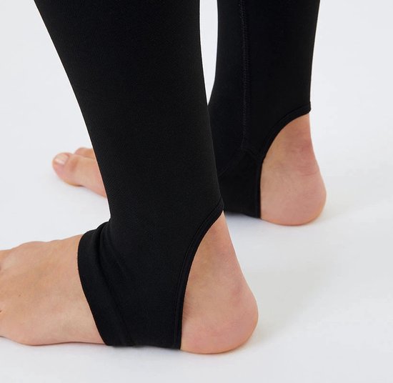 Björn Borg - Dames - Sthlm Seamless Open Heel Tights - Groen/Multicolour/Zwart - Maat S / M van Merkloos — afbeelding 2