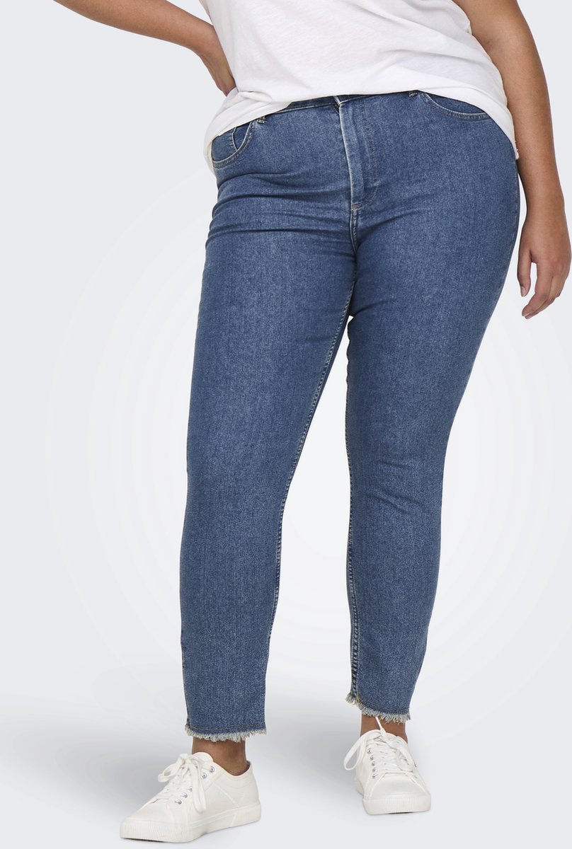 ONLY CARMAKOMA - CARHUSH MID SKINNY AK RW DNM AKM186 - Dames - Jeans