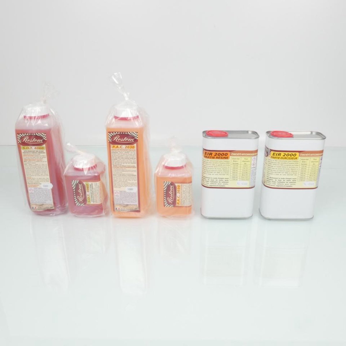 restom anti-corrosie renovatie kit 110 tot 160l brandstoftank voor nieuwe auto's