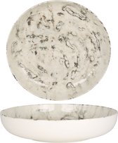 Lot De 6 Assiettes à Dessert Rinart En Porcelaine - 21 Cm, Passe Au Micro-ondes Et Lave-vaisselle, Design épuré - 13